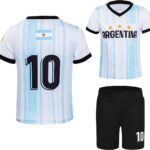 Voetbalshirts Kinderen Jongens en Meisjes - Ademende Trainingsoutfits Maat 2-14 Jaar