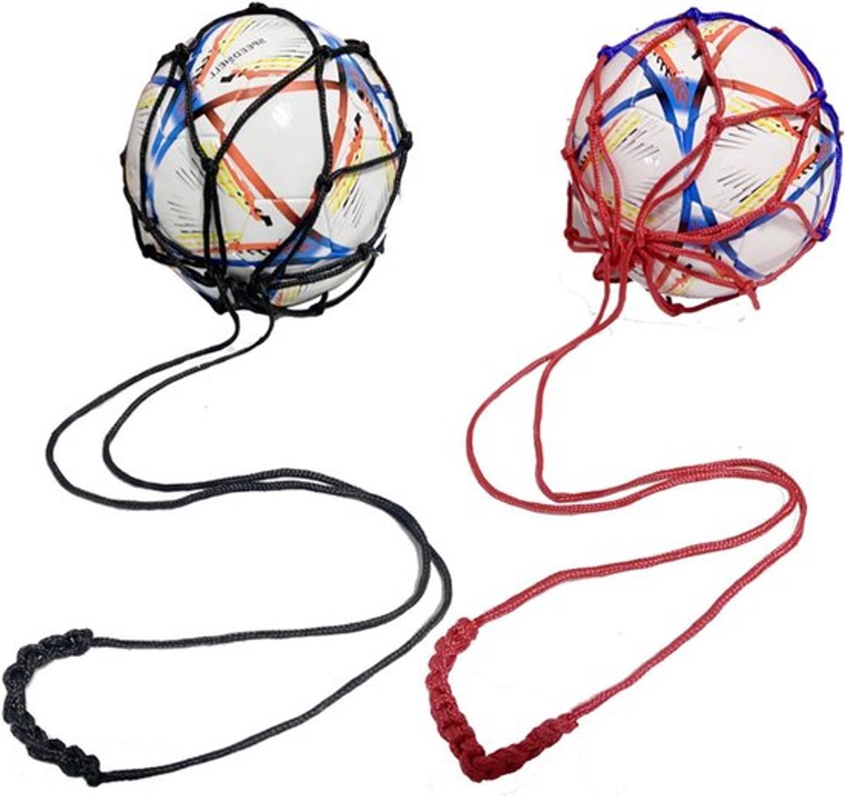 1200x1130-1 Voetbalkicknet Set van 2 - Oefenhulp en Trainingsnet voor Voetbal - Solo Oefenen - Geschikt voor Kinderen, Jongeren en Volwassenen - Inclusief Opbergtas - Afbeelding 1