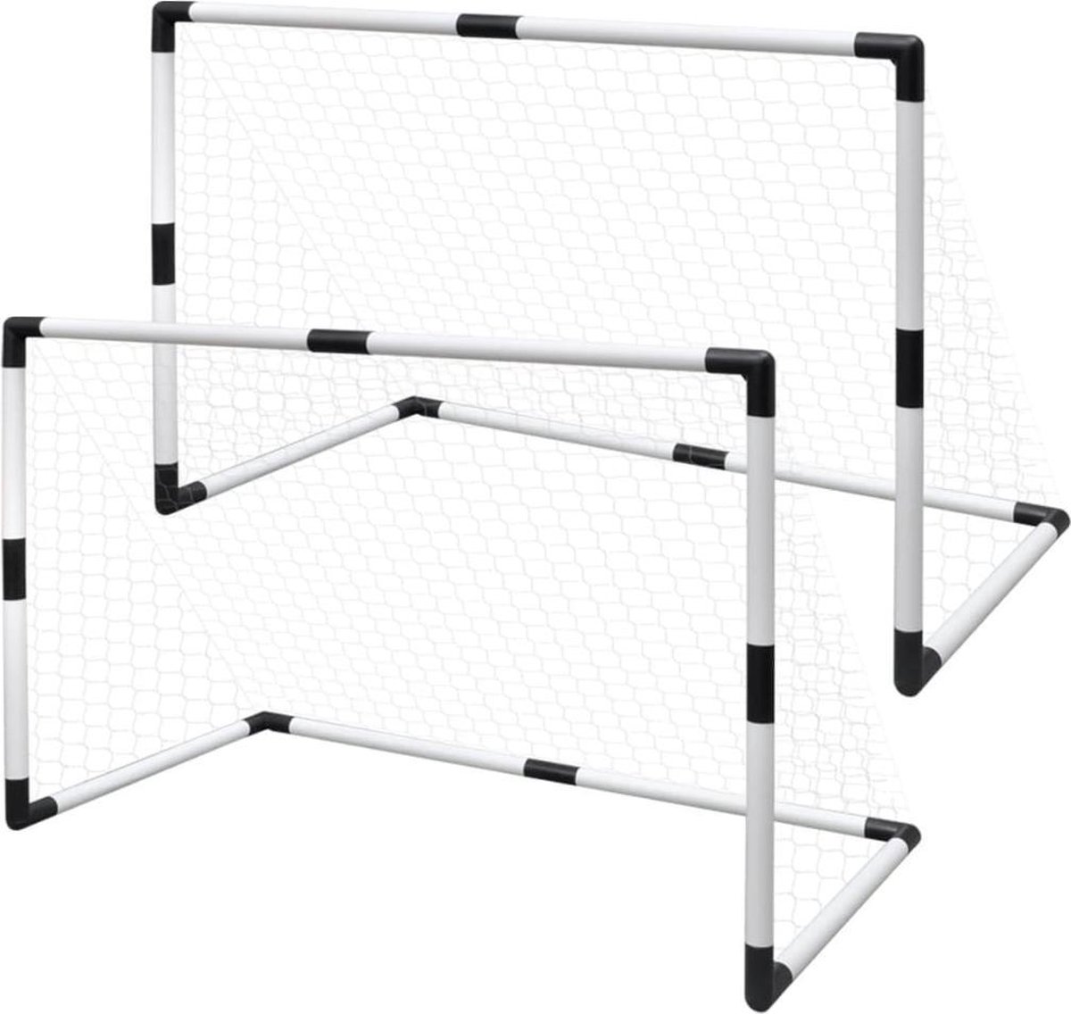 1200x1136-16 vidaXL - 2-delige - Minidoeltjesset - met - net - 91,5x48x61 - cm - Afbeelding 1