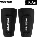 Prostec Ingebouwde Scheenbeschermer Sleeves - Voetbal Scheenbeschermer Sokjes - Maat L - Zwart