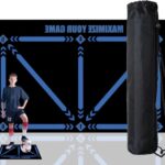 Voetbal trainingsmat 90 x 60 cm voor oefeningen, controle en praktijk, ideaal voor thuis of buiten trainen