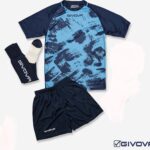 Sportshirt Givova Art Interlock Turq-blauw Blauw - 3XL