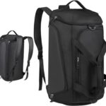 Sporttas 38 liter voor heren en dames, 56 x 26 x 26 cm, zwart, sportrugzak met schoenenvak, waterdicht, fitnesstas, reistas, overnachtingstas voor sport, sportschool, camping.