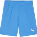 PUMA teamGOAL Shorts Heren Sportbroek - Electric Blue Lemonade-Puma White