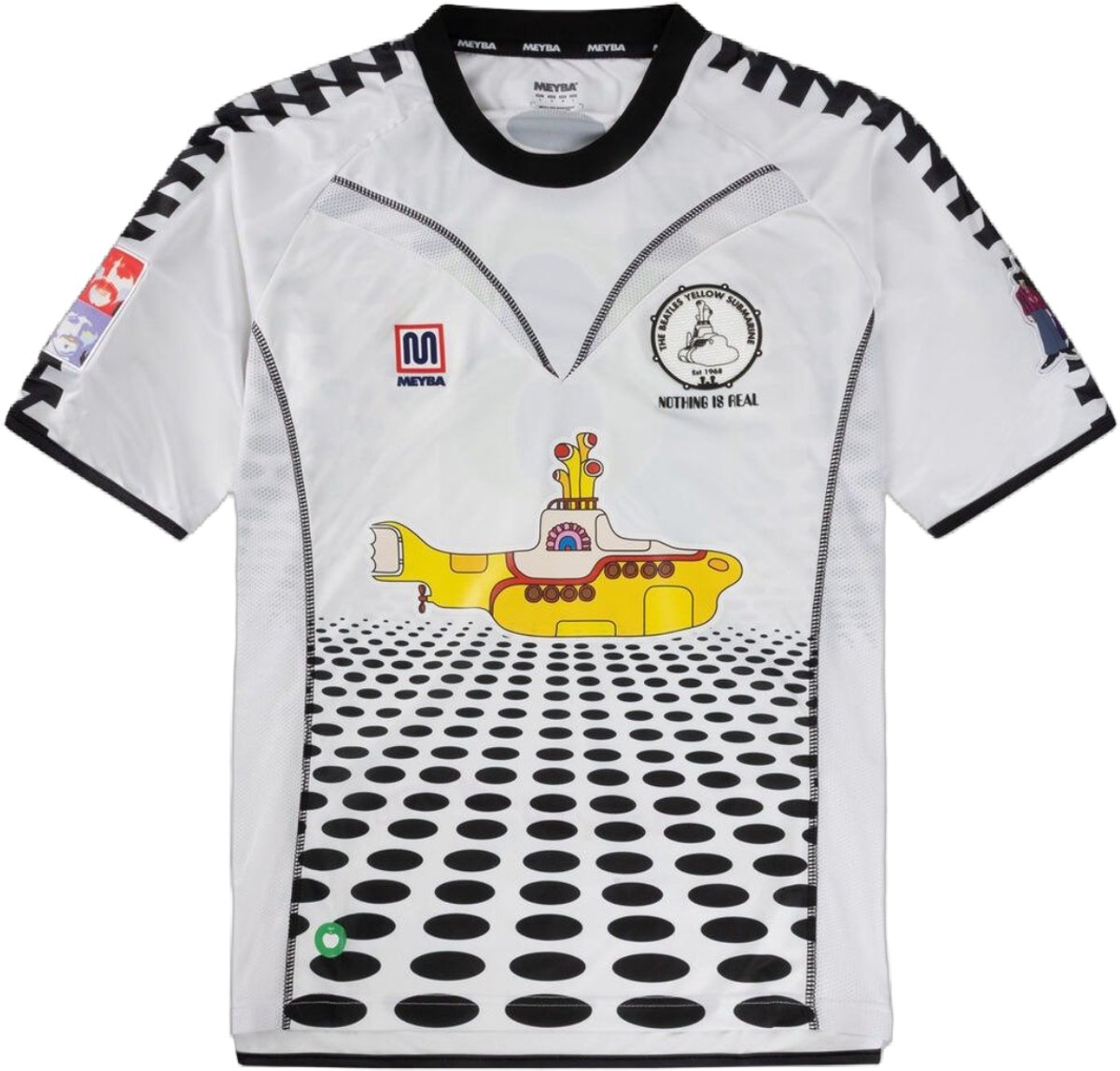 1200x1147-11 Meyba x The Beatles Yellow Submarine Voetbalshirt - Wit - Afbeelding 1