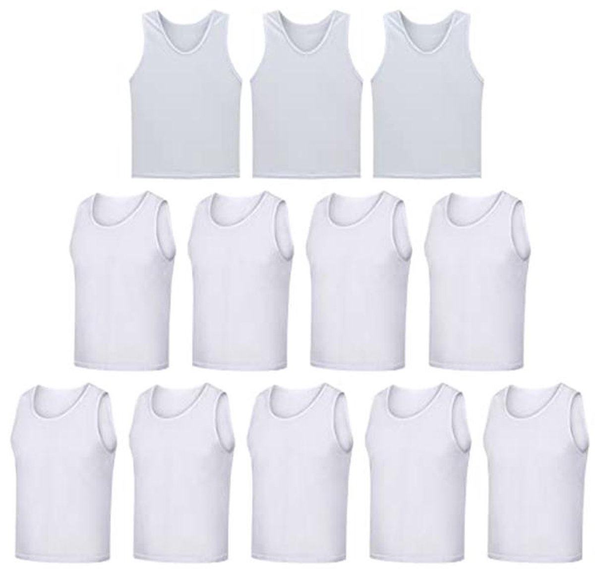 1200x1148-15 12-Pack Training Vesten voor Teams - Sport Pinnies en Voetbal Slabbetjes - Afbeelding 1