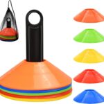 Disc Cones Set voor Sporttraining - Agility Kegels met Draagtas en Houder - Verkrijgbaar in 5 Kleuren, Ideaal voor Voetbal en Basketbal