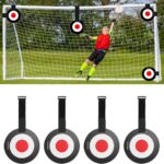 Voetbaldoel Target - Trainingsdoel Voetbal - Nauwkeurigheid Training - Verstelbare Hoogte Hoeken - Compact Draagbaar - Zwart
