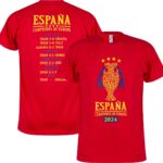 Spanje Campeones de Europa 2024 Road To Victory T-Shirt - Rood - Kinderen - 104