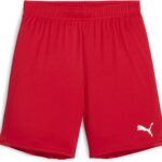 PUMA teamGOAL Shorts Jr Unisex sportbroek - Puma Red-Puma White
