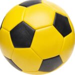 Voetbal Kunstleder 22 cm Geel