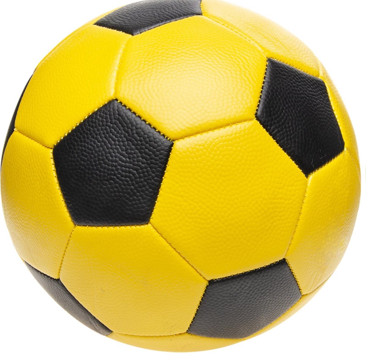 1200x1156-1 Voetbal Kunstleder 22 cm Geel - Afbeelding 1
