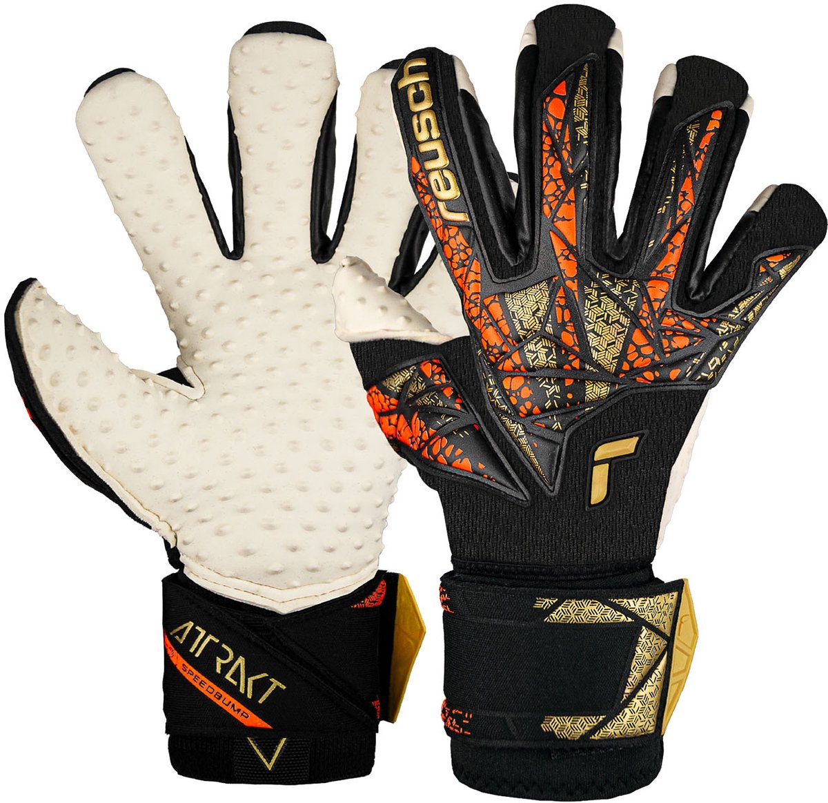 1200x1163-7 Reusch Attrakt SpeedBump Ortho-Tec Keepershandschoenen - Maat 8.5 - Afbeelding 1