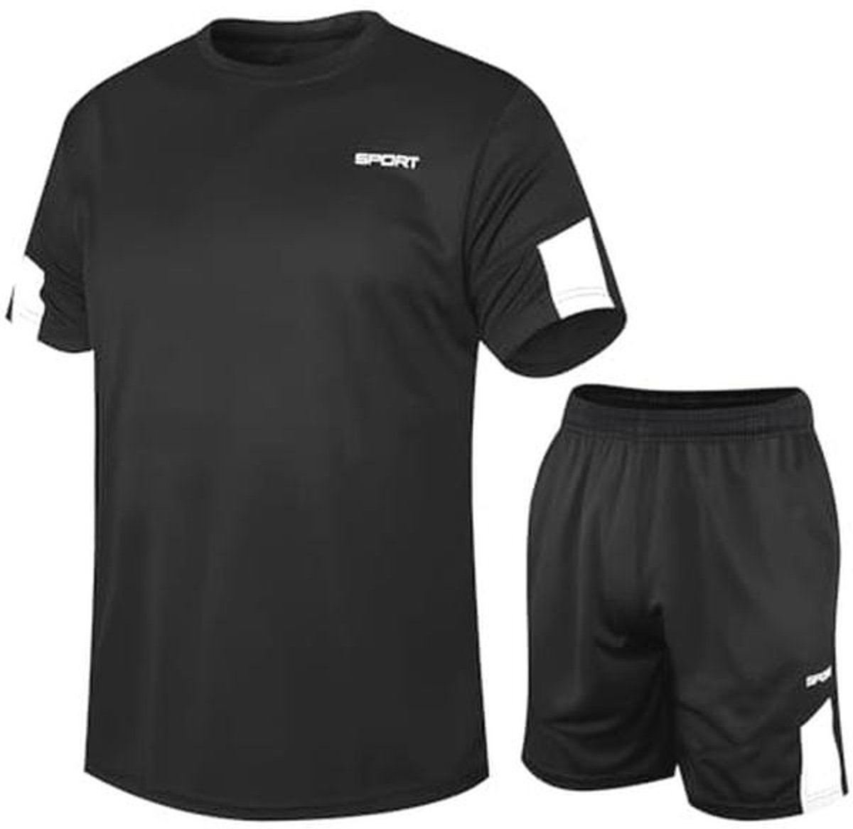 1200x1167-12 Voetbaljersey Set voor Kinderen - Sneldrogende Sportkleding, Trainingsoutfit met Kortebroek en T-shirt - Afbeelding 1