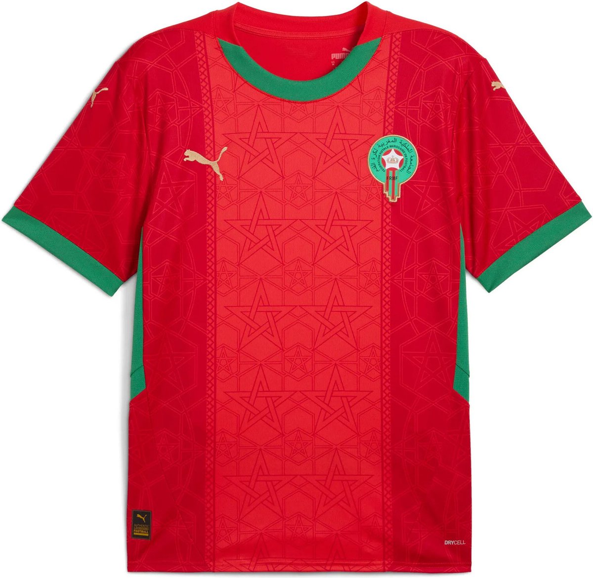 1200x1170-5 Puma Marokko Thuisshirt - 2024/2026 - Junior - officieel wedstrijdshirt - Afbeelding 1