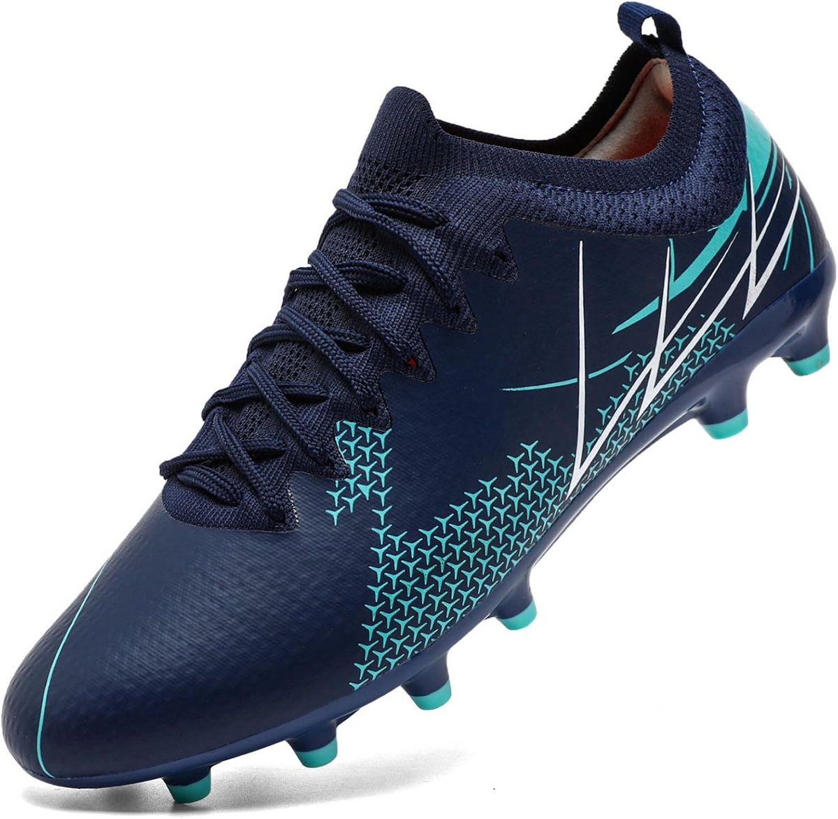 1200x1172-6 Voetbalschoenen Heren Jongens Kunstgras Trainingsschoenen Sportkleding - Afbeelding 1