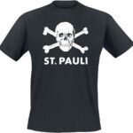 Zwart Voetbalshirt met Doodshoofd Logo Fan Merchandise
