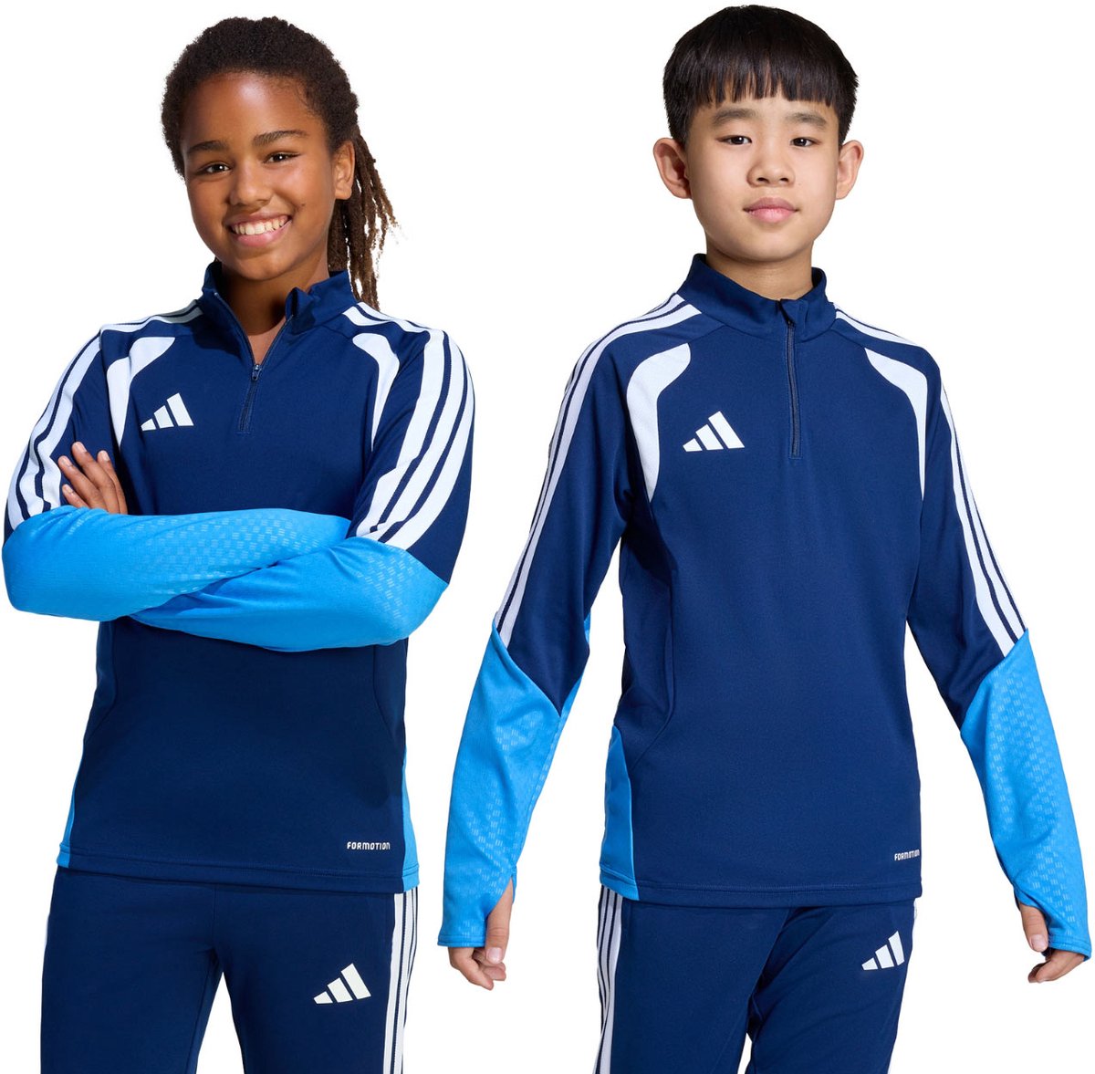 1200x1177-3 adidas Tiro 26 Competition Trainingstop Kinderen Blauw - Maat 164cm - Afbeelding 1