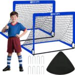 Set van 2 voetbaldoelen voor kinderen - Ideaal voor binnen en buiten