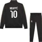 Mbappe Real Madrid Trainingspak - 2025-2026 - Zwart - Kind-164