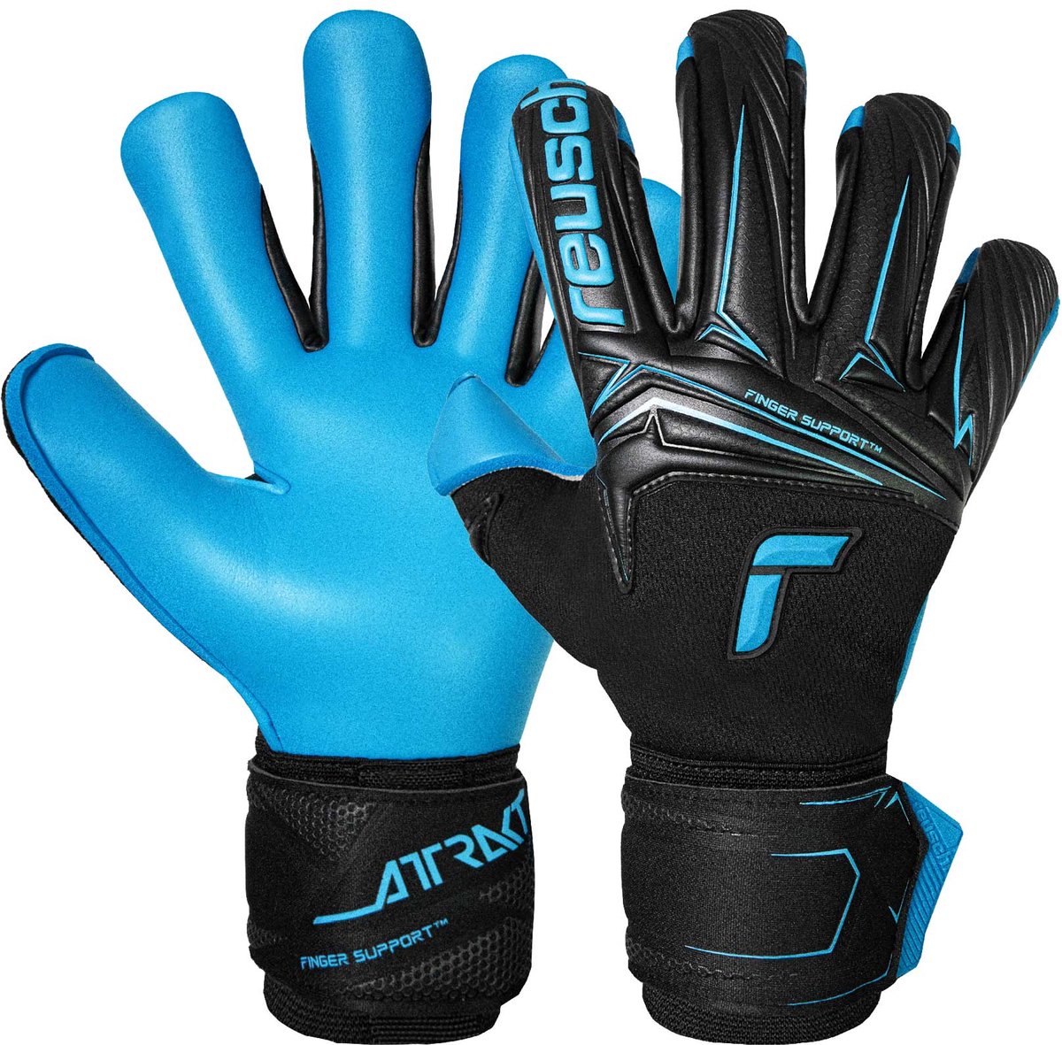 1200x1181-24 Reusch Torwarthandschuhe Attrakt Aqua Finger Support - Afbeelding 1