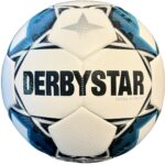 Derbystar Voetbal Futsal Hyper Pro TT V25 Wit blauw zwart maat 4