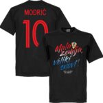 Kroatië Mala Zemlja, Veliki Snovi Modric 10 T-Shirt - Zwart - L