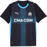 Puma Olympique Marseille 25/26 Replica Weg T-shirt Met Korte Mouwen Blauw L Man