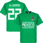 Mexico H. Lozano 22 Team T-Shirt - Groen - XS