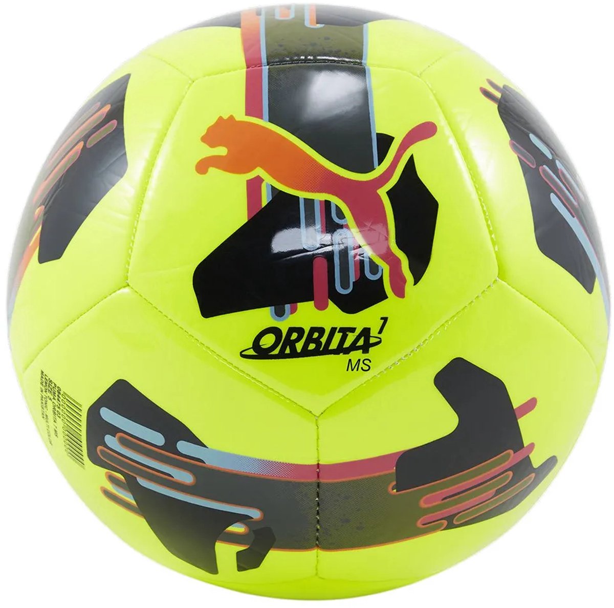 1200x1188-12 Puma Orbita 7 MS Football - Lemon/Multicolor - 3. - Afbeelding 1