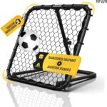 RFWR® Voetbal Rebounder voor Kinderen en Jongeren - Oneindig Verstelbaar en Draagbaar