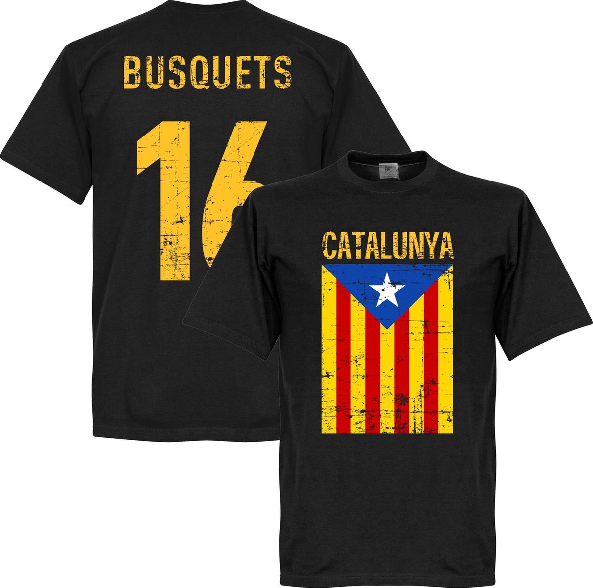 1200x1189-10 Busquets Vintage Catalonië T-Shirt - 5XL - Afbeelding 1