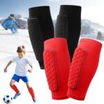 2 Paar Kinderscheenbeschermers met Honingraat Pads | Onderbeenbescherming voor Voetbal, Skiën en Sport