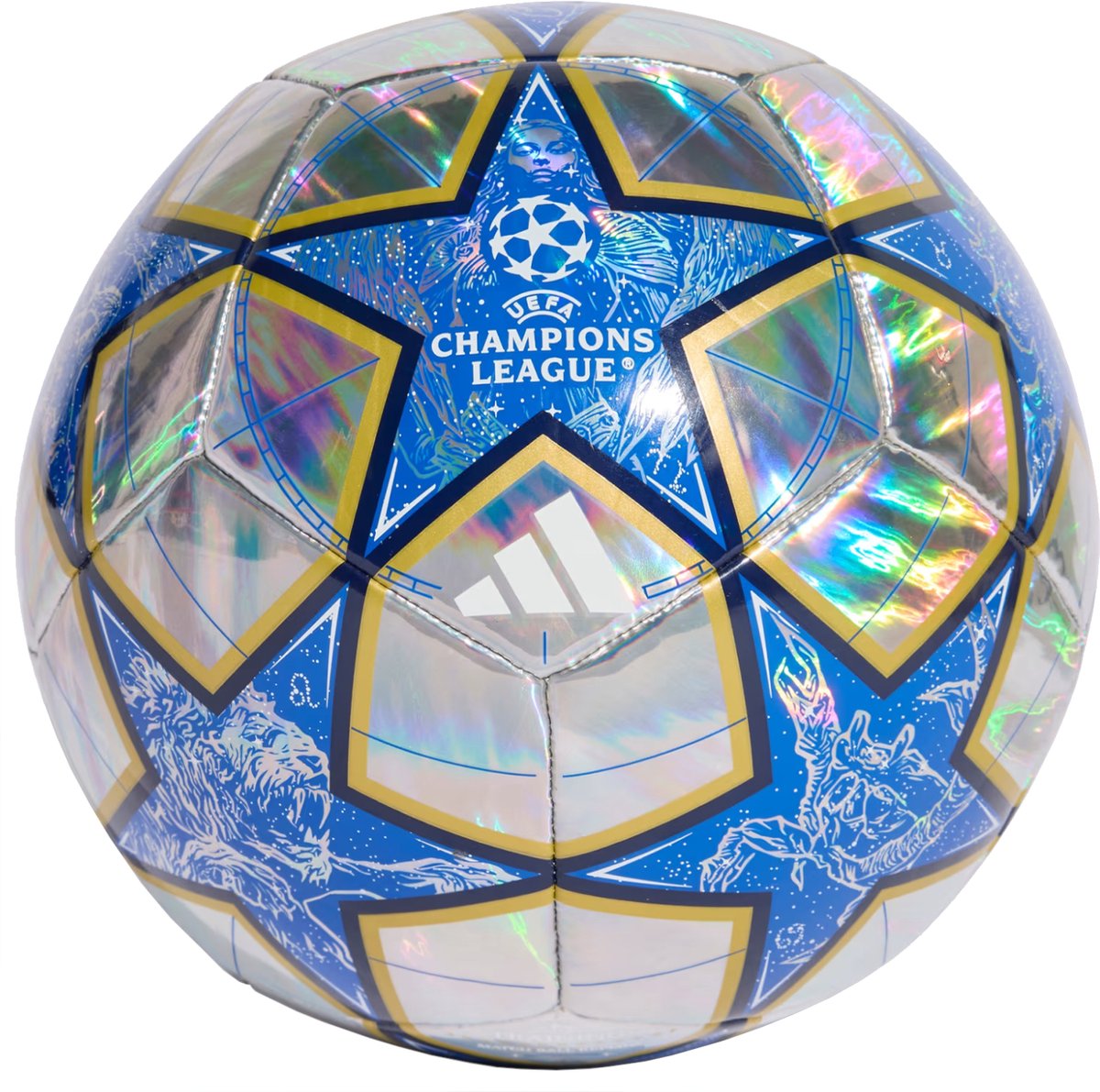 1200x1191-22 Adidas Ucl Training 25/26 League Stage Foil Voetbal Blauw 5 - Afbeelding 1