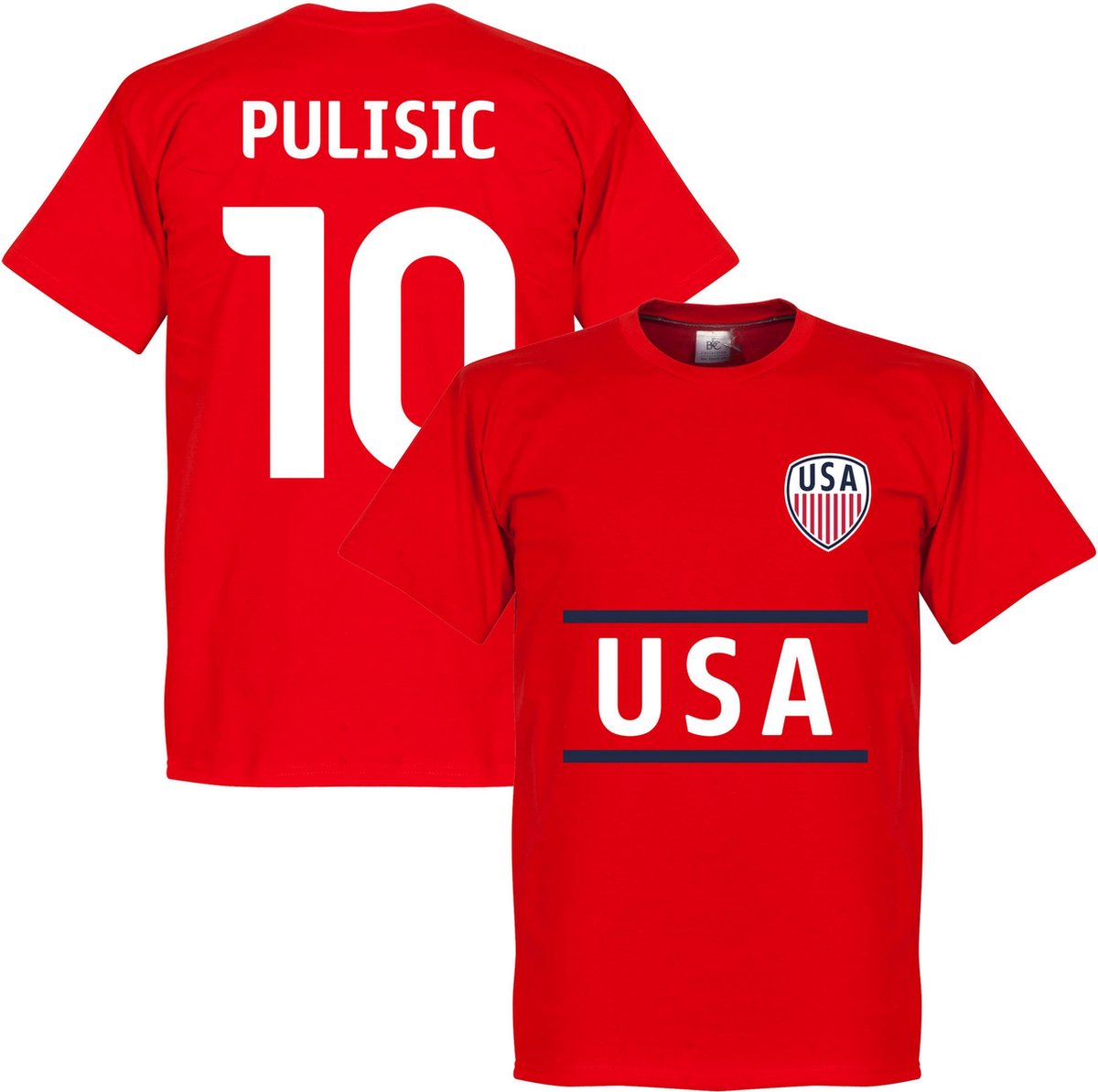 1200x1193-38 Verenigde Staten Pulisic 10 Team T-Shirt - XL - Afbeelding 1