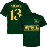 Australië Mooy 13 Team T-Shirt - Donkergroen - M