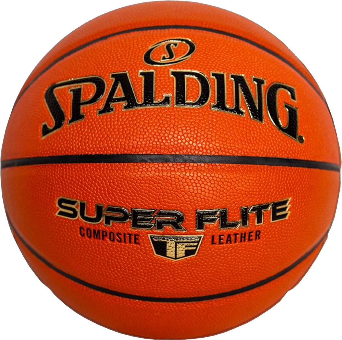 1200x1194-26 Spalding Super Flite basketbal maat 7 - composiet leer - Afbeelding 1