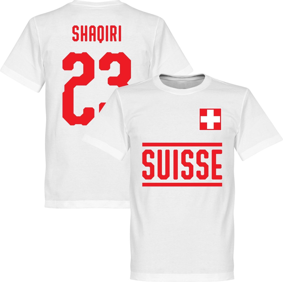 1200x1194-61 Zwitserland Shaqiri 23 Team T-Shirt - XXXXL - Afbeelding 1