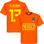 Mexico G. Ochoa 13 Team T-Shirt - Oranje - XXXXL