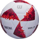 FLARE voetbalballen - Unisex volwassenen - WHITE/RED OFFICIAL