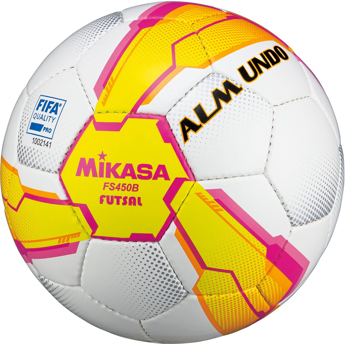 1200x1196-2 Mikasa Zaalvoetbal FS450B-YP-FIFA - Afbeelding 1