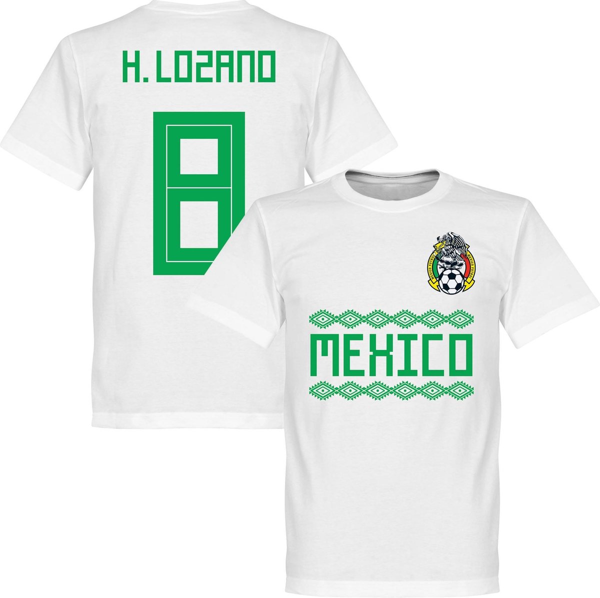 1200x1196-56 Mexico H. Lozano Team T-Shirt - S - Afbeelding 1