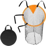 Voetbaldoelnet met opbergtas en verstelbare riemen, 45 x 60 cm, accessoires voor voetbaldoel