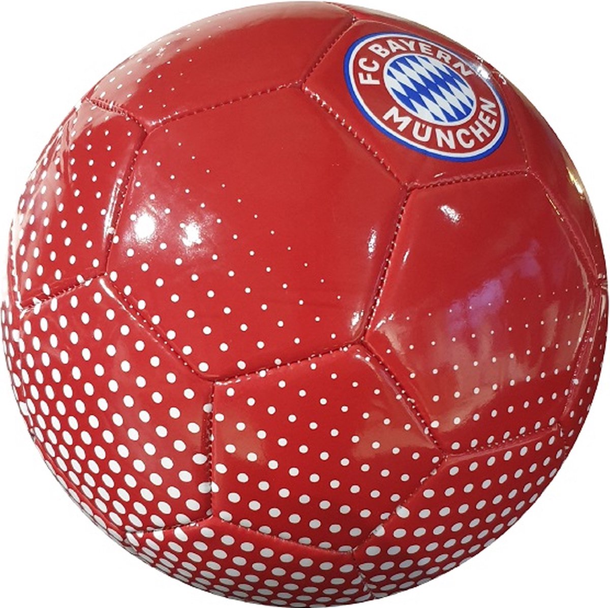 1200x1197-28 FC Bayern München Voetbal PIXELS red/white size 5 - Duitsland voetbal - Bundesliga - - Afbeelding 1