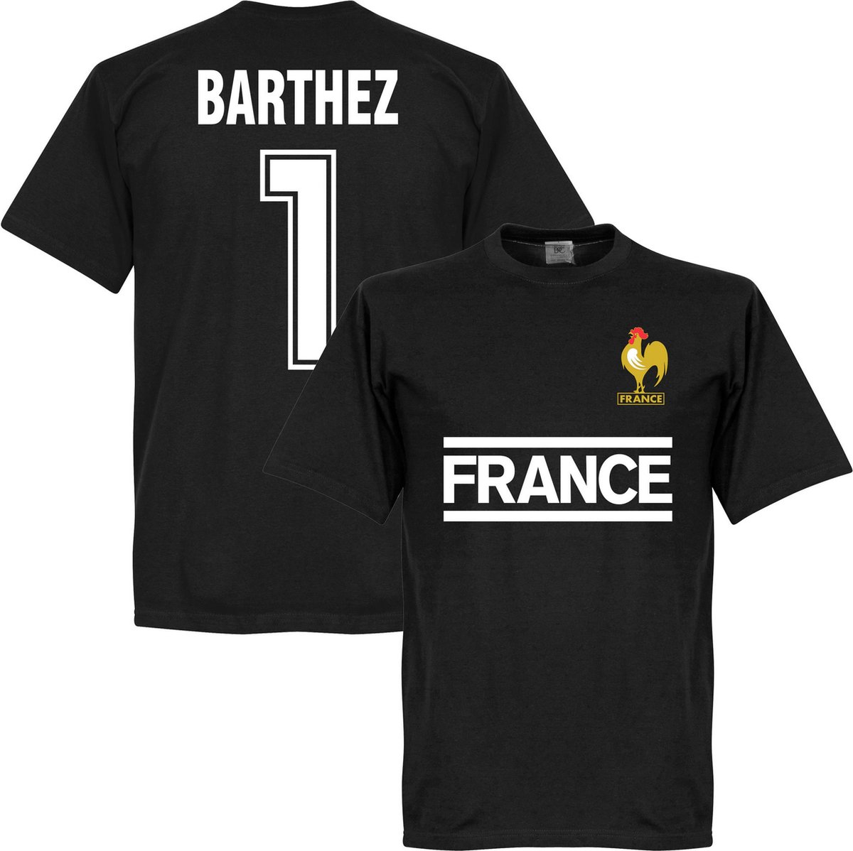 1200x1198-82 Frankrijk Barthez Team T-Shirt - XS - Afbeelding 1