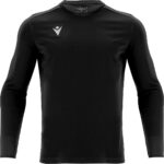 Macron Rigel Hero Voetbalshirt Lange Mouw Kinderen - Zwart | Maat: 140