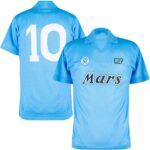 NR Nicola Raccuglia - Napoli 'Mars' Official Replica Retro Shirt 1988-1989 + Nummer 10