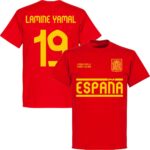 Spanje Lamine Yamal Goalscorer T-Shirt - Rood - Kinderen - 140