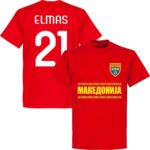 Macedonië Elmas 21 Team T-Shirt - Rood - XXL