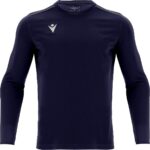 Macron Rigel Hero Voetbalshirt Lange Mouw Kinderen - Marine | Maat: 152